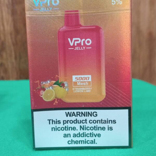 Vpro Jelly 5000 Puff / Frutilla Menta Limón